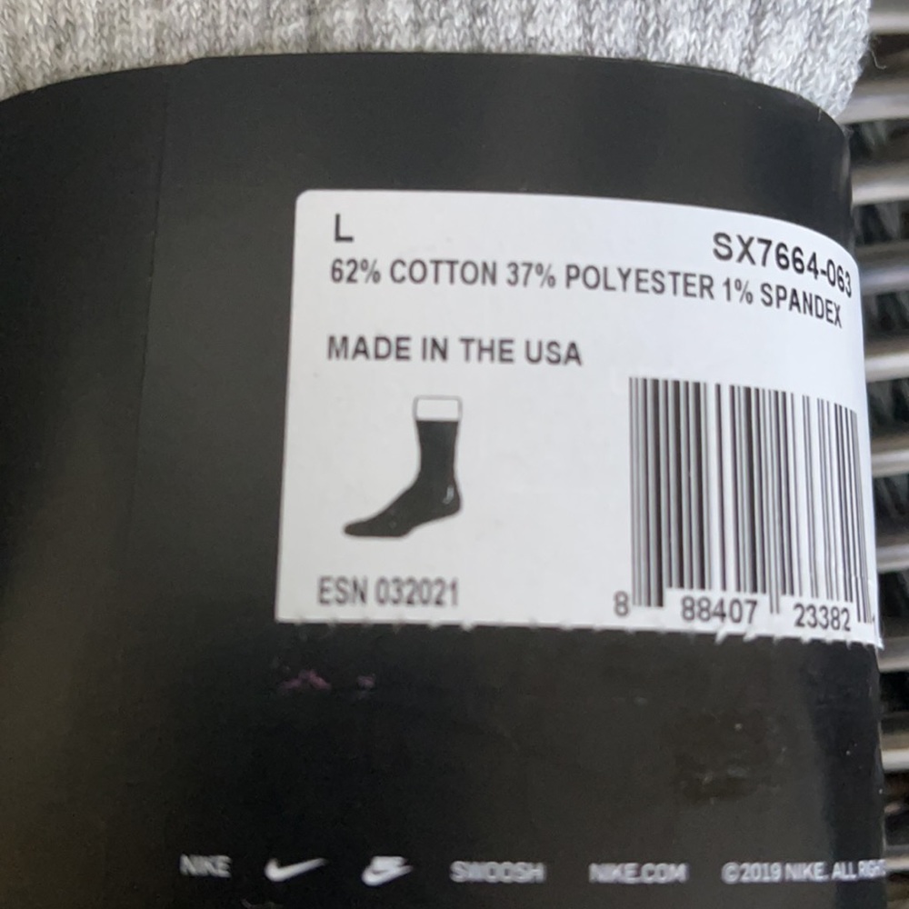 Nike Socks Everyday Cushioned Crew 3 pairs socks set - Picture 6 of 16
